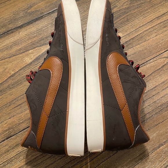 NIKE SWEET CLASSIC LEATHER WINTER CLASSIC 536942-200 BROWN SNEAKER SIZE 9.5 - Picture 7 of 11